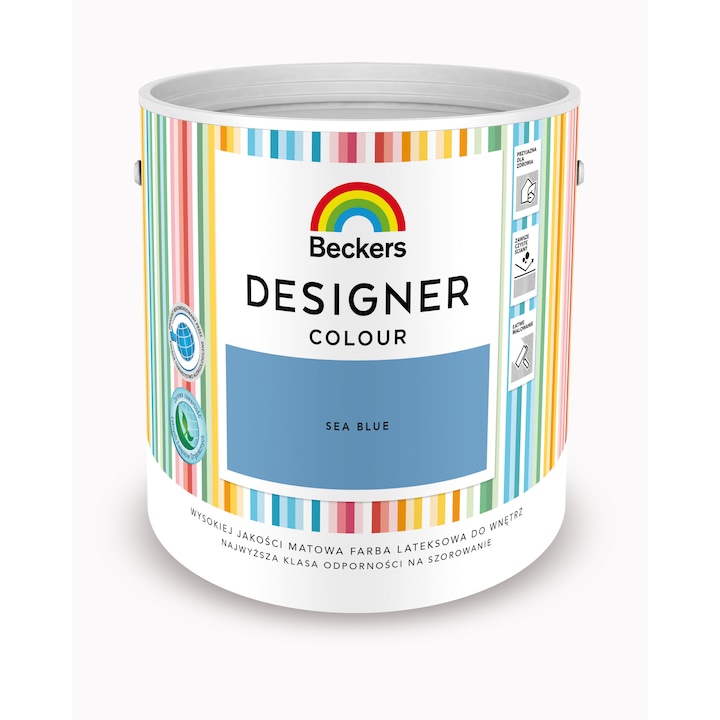 Vopsea,Beckers Designer Colours, albastru, 2.5L