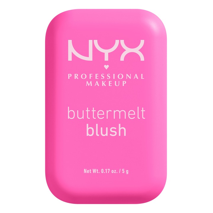 Руж NYX PM Buttermelt Blush, 01 My Butta Half, 5 гр