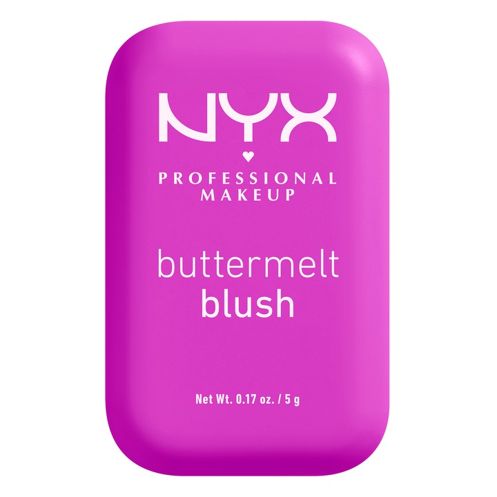 Руж NYX PM Buttermelt Blush, 12 All the Butta, 5 гр