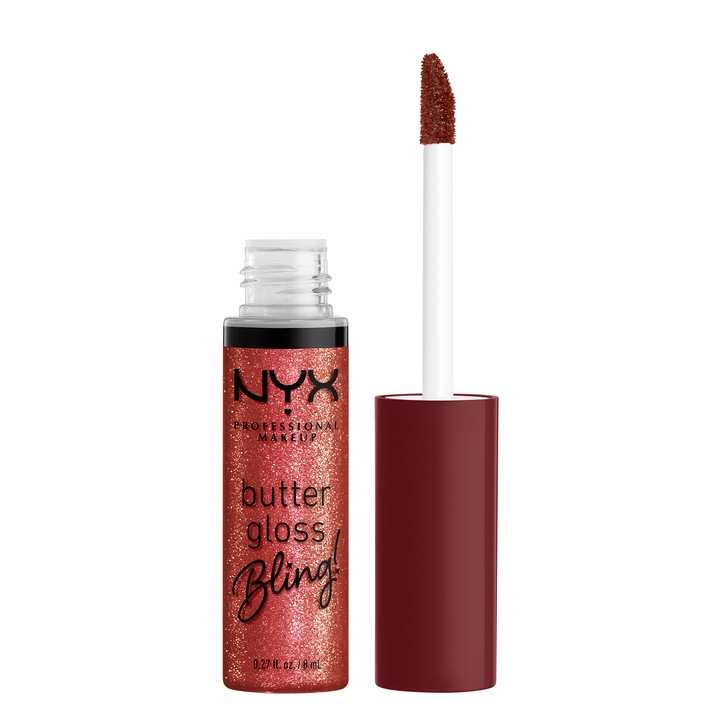 Гланц за устни NYX PM Buttergloss Bling! 07 Big Spender, 8 мл