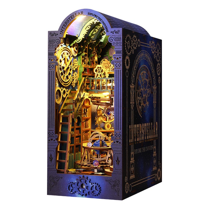 Puzzle, комплект куклена къща Направи си сам, LED, многоцветен