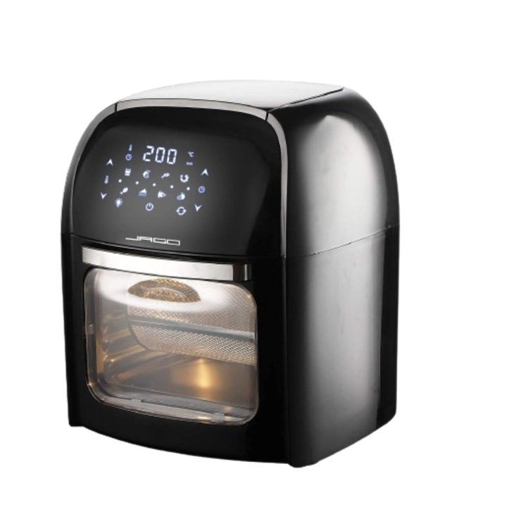 Air fryer, 12 L, 1800 W, fekete, Jago
