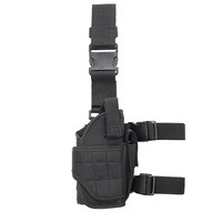 Toc tactic operational pentru pistol, SINBINTA, universal, Impermeabil, Ajustabil, Decompresie si respirabilitate, Velcro, Pentru exterior, camping, drumetii, vanatoare, alpinism, ciclism, militar, Nylon, 25cm, Negru