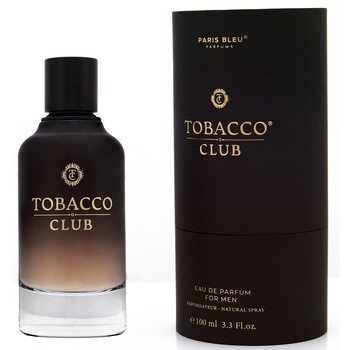Apa de parfum, Paris Bleu ,TOBACCO CLUB, Barbati,100 ml