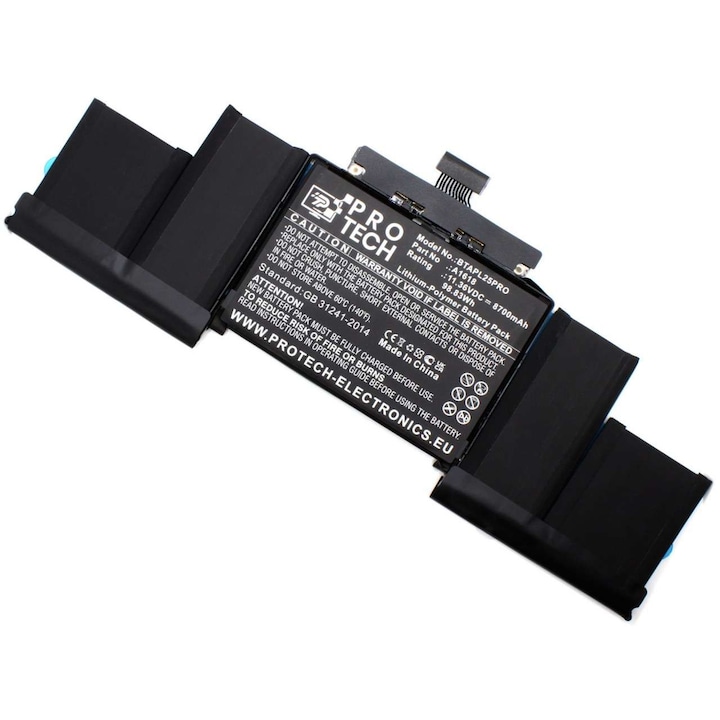 Baterie compatibila A1618 pentru laptop Apple MacBook Pro Retina 15 Inch A1398 Mid 2015 - marca Protech