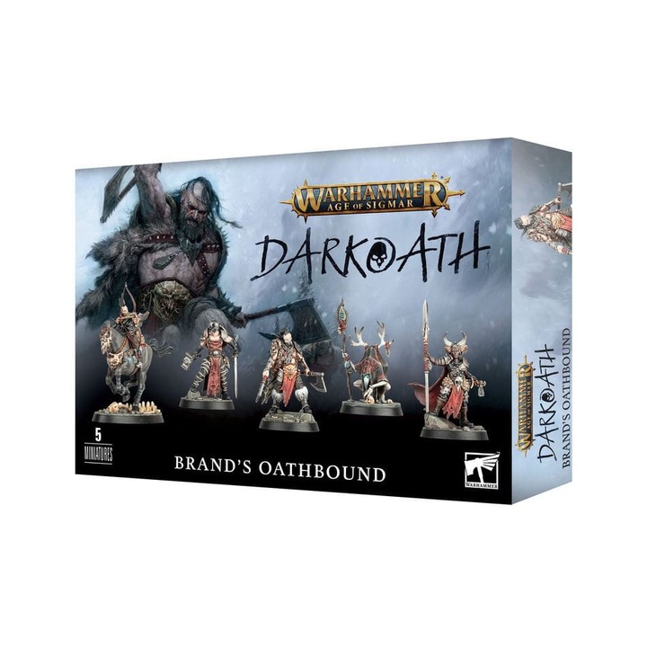 Warhammer Age of Sigmar játékkiegészítő Darkoath Brand's Oathbound Games Workshop 33 Piece Grey