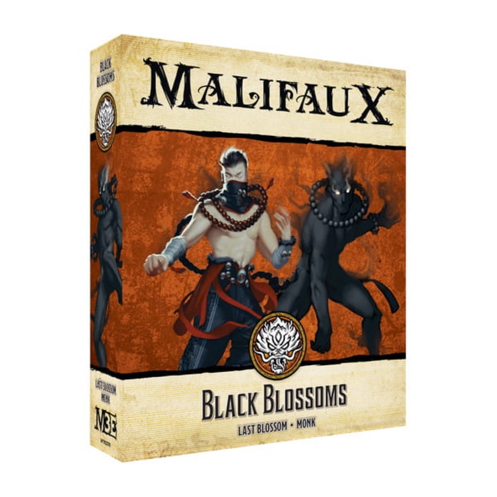 Extensie de joc Malifaux 3rd Edition, Black Blossoms, 4 carduri si modele de asamblat