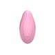 Stimulator clitoris cu 10 moduri de vibratii, ultrasubtire si portabil, telecomanda wirelss, incarcare USB, 7.5 cm, roz