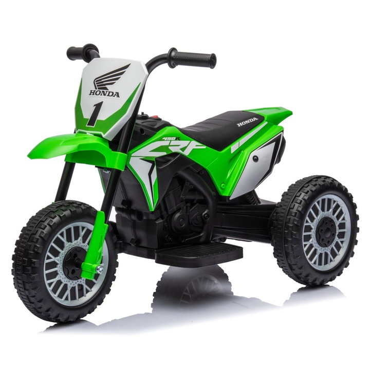 Motocicleta elecrtica, Sun Baby, Honda CRF450 Motor, trei roti, 3 ani +, Verde