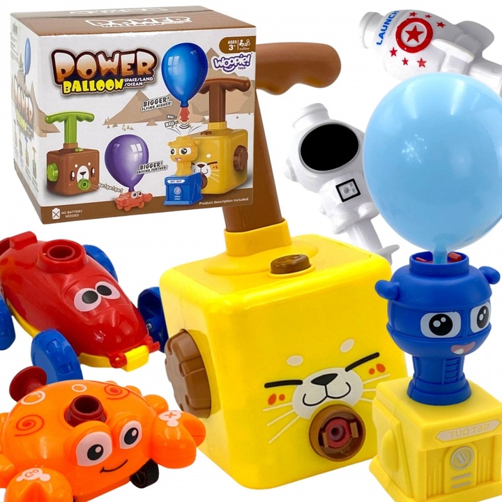 Set de Jucarii Interactive Woopie, Aerodinamice, Educationale, Multicolor