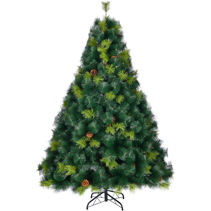 Brad artificial Kring San Jose, cu conuri, 180 cm, Verde
