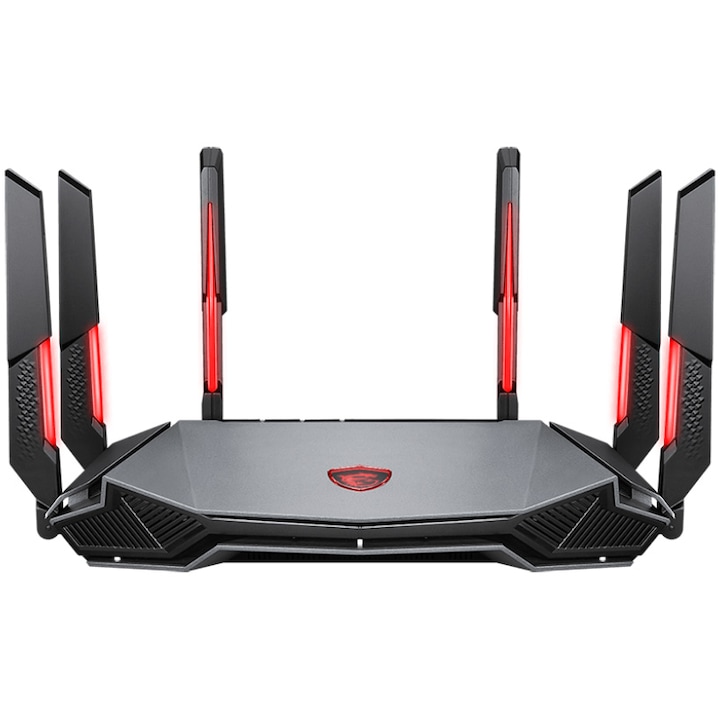 Rgb Wi Fi Router Router Gaming Wireless MSI GRAXE66, AXE6600, Tri-Band, Wi-Fi 6E, Quad ...