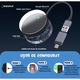 goBERA® 2 в 1 безжичен адаптер за кола, съвместим с IOS 10+ и Android 11+, Apple CarPlay и Android Auto Module, WiFi 5 Ghz, AI процесор, гласово управление, лесна конфигурация Plug and Play, USB-A/C връзка, черен