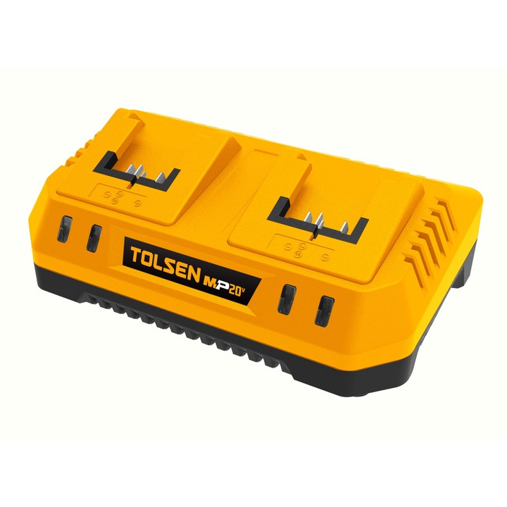 Kétportos gyors akkumulátortöltő, 20VDC/4.0A, MP20V, Tolsen