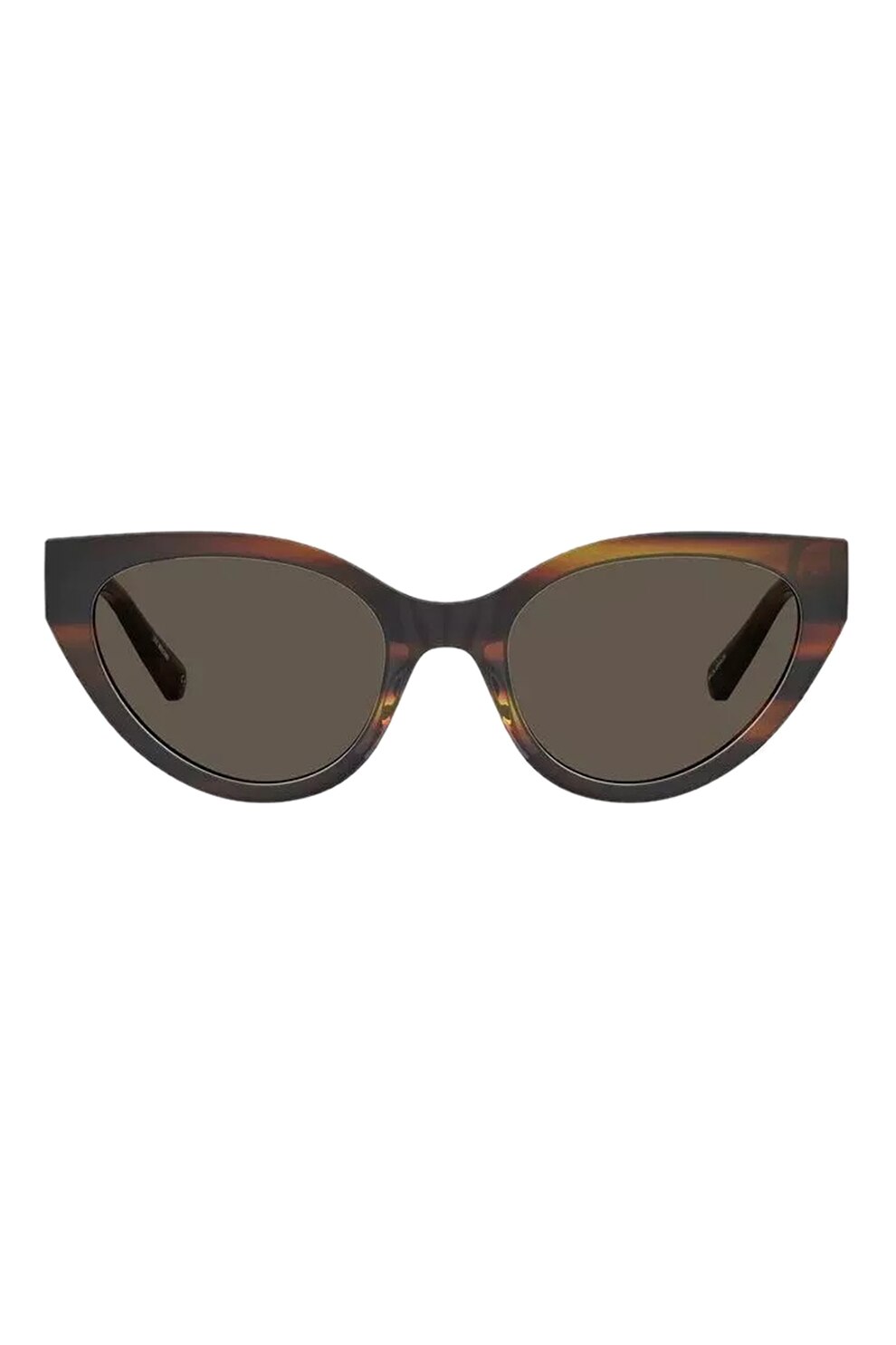Love Moschino, Ochelari de soare cat-eye cu lentile uni, Maro Love Moschino, Ochelari de soare cat-eye cu lentile uni, Maro