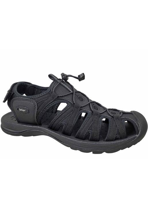 Férfi szandál Lee Cooper LCW24032313, textil, fekete, Fekete