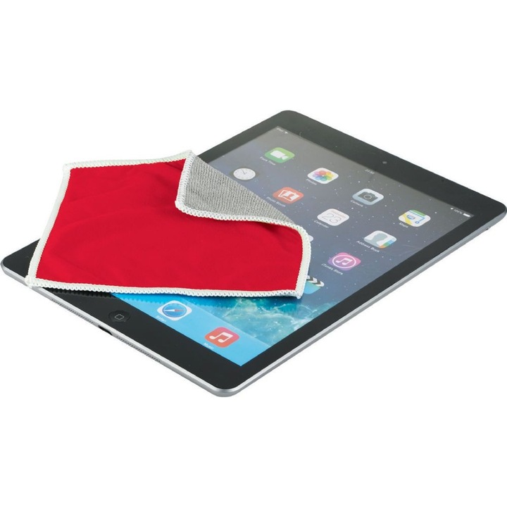 Set 3 bucati, Laveta Pentru curatat ecranul la telefon si tableta, Rosie