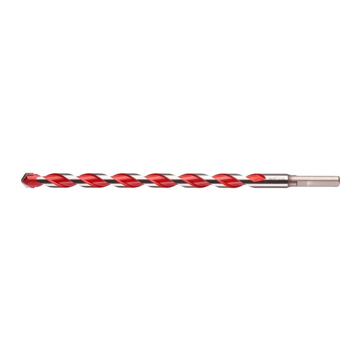 Set burghie pentru gaurit Milwaukee, 14x260mm, carbide tungsten, rosu
