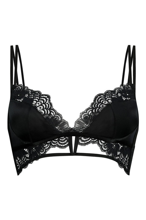 Hunkemoller, Bustiera cu dantela Lainey, Negru