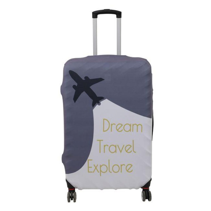 Husa de Protectie pentru Valiza, cu Model Dream Travel Explore, 58-90 L