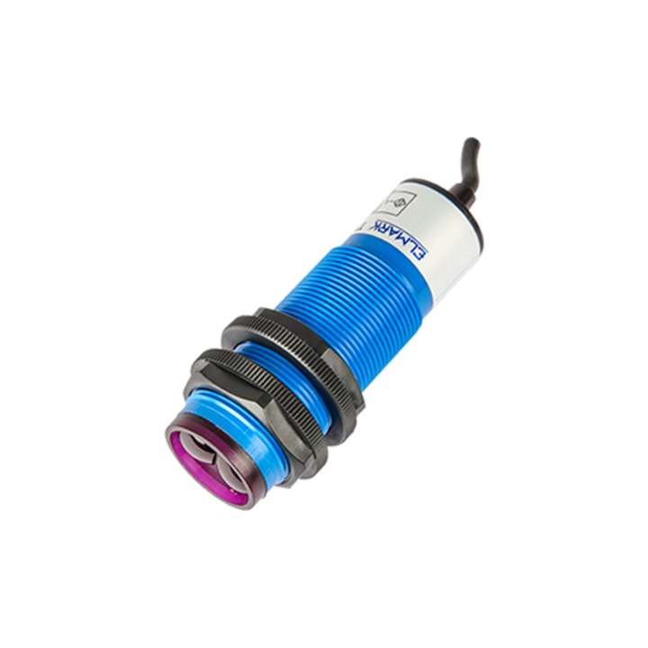 Fotoelektromos érzékelő, Elmark, fém/műanyag, IP67, 2-7 mm, E127, Mulricolor