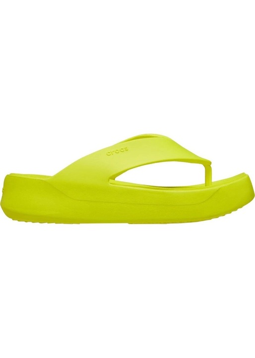 Slapi dama Crocs C4618, Sintetic, Galben, 41 EU