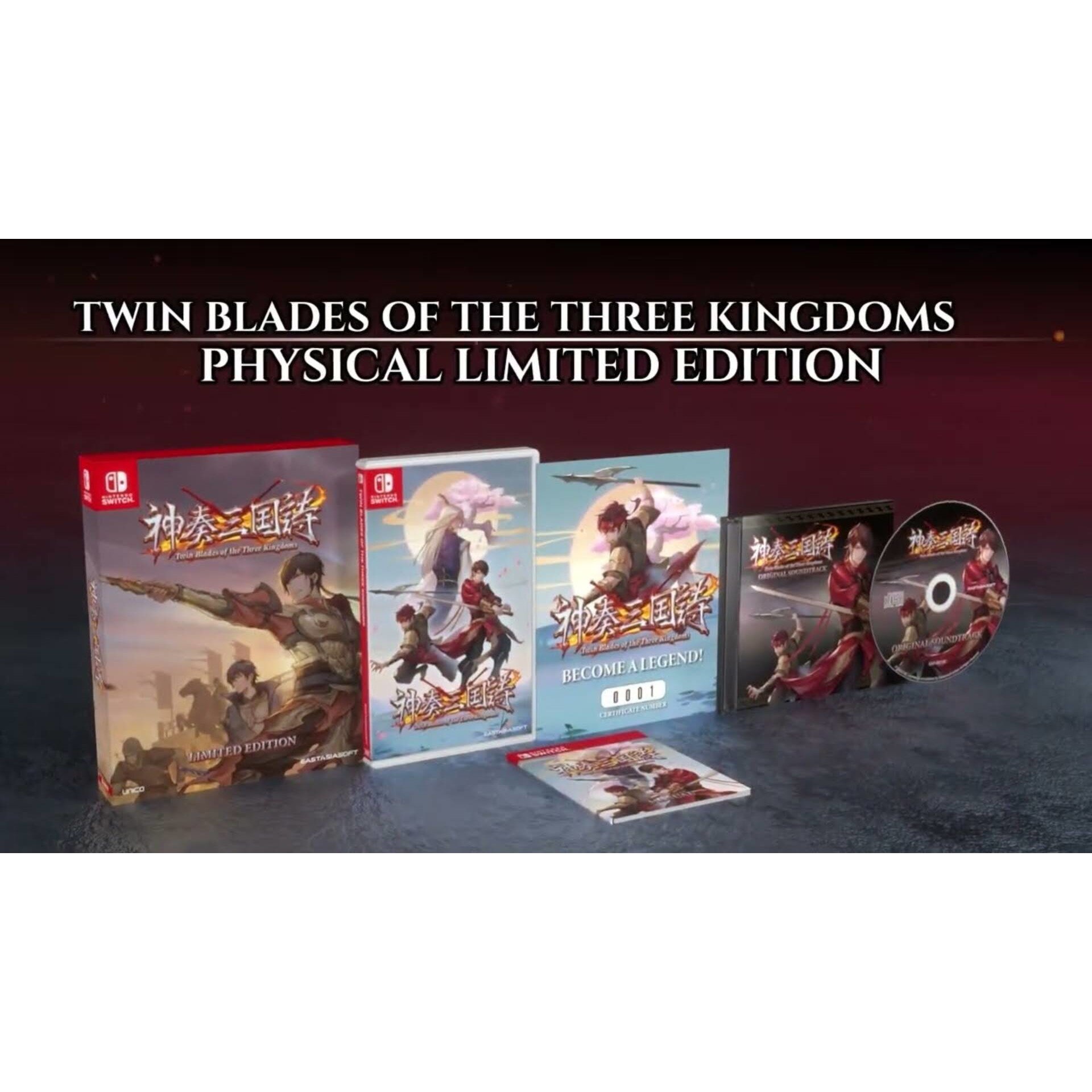 Joc Twin Blades Of The Three Kingdoms Limited Edition Pentru
