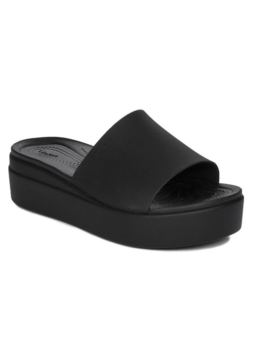 Papuci dama Crocs 208728001, Sintetic, Negru, Negru, 42