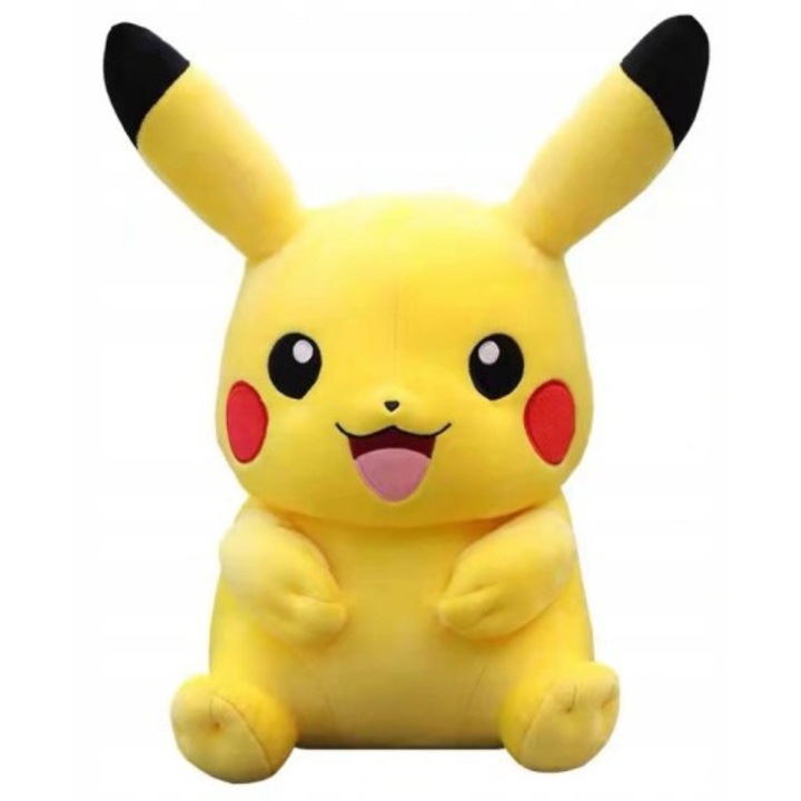Плюшена играчка Miss Gustaw, Teddy Pikachu, Жълт, 50см
