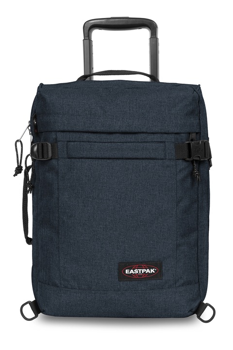 Eastpak, Унисекс куфар на колелца Strapson - 25 л, Черен, Тъмносин