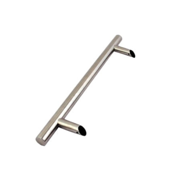 Maner usa exterioara, Apecs, Inox, 400 mm, Argintiu