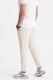 OMBRE, Pantaloni de trening slim fit cu buzunare laterale, Crem