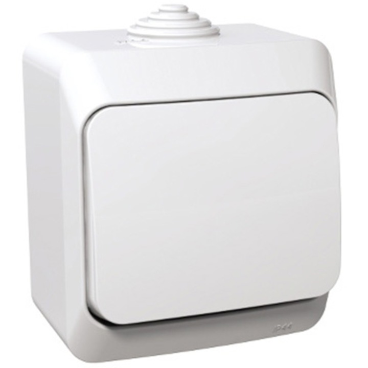 Intrerupator cruce Schneider Electric Cedar Plus WDE000570, 16A PT IP44 alb