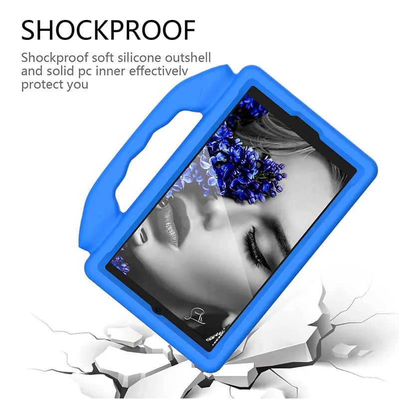 Husa Samsung Galaxy Tab A9 8.7 inch Shockproof de tip stand albastru