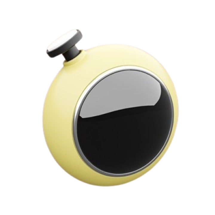 Pila pentru unghii, galben, forma sferica