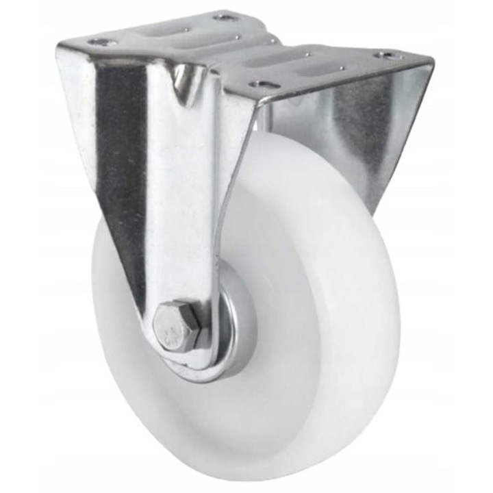 Roata culisanta, RADER, 100mm, alb/argintiu