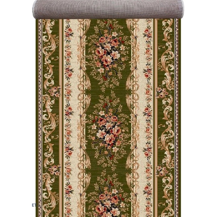 Килим, Home Vista, Lotos 535, Зелен, 80x400 см