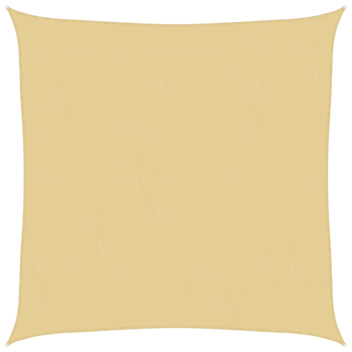 Parasolar vidaXL, nisipiu, 4x4 m, 100% poliester Oxford, 2.65 kg
