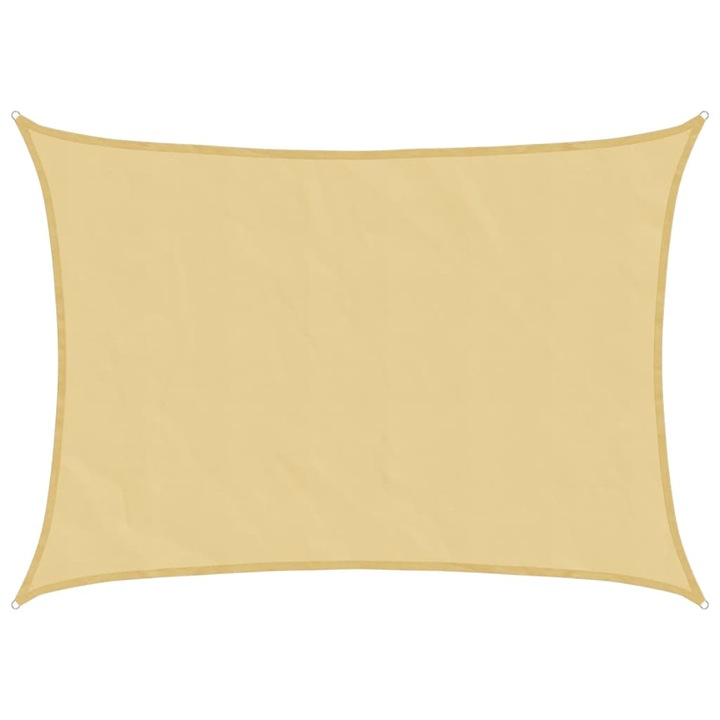 Parasolar vidaXL, nisipiu, 8x6 m, 100% poliester Oxford, 7.78 kg