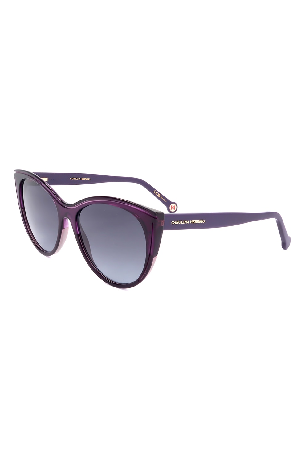 Liu Jo, Ochelari de soare cat-eye cu brate texturate, Rosu