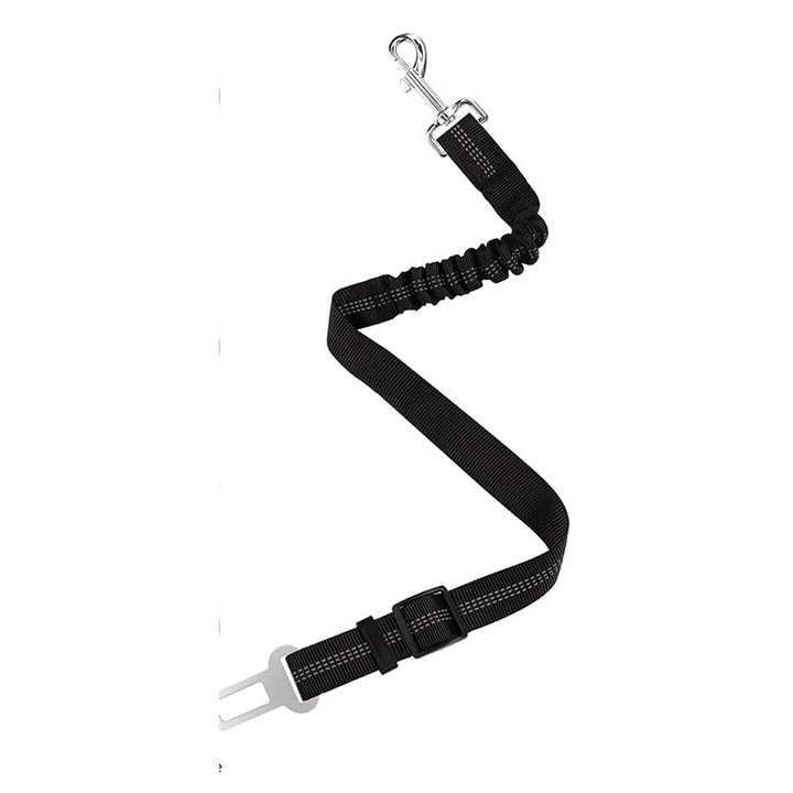 Повод за кучета черен 53х75см