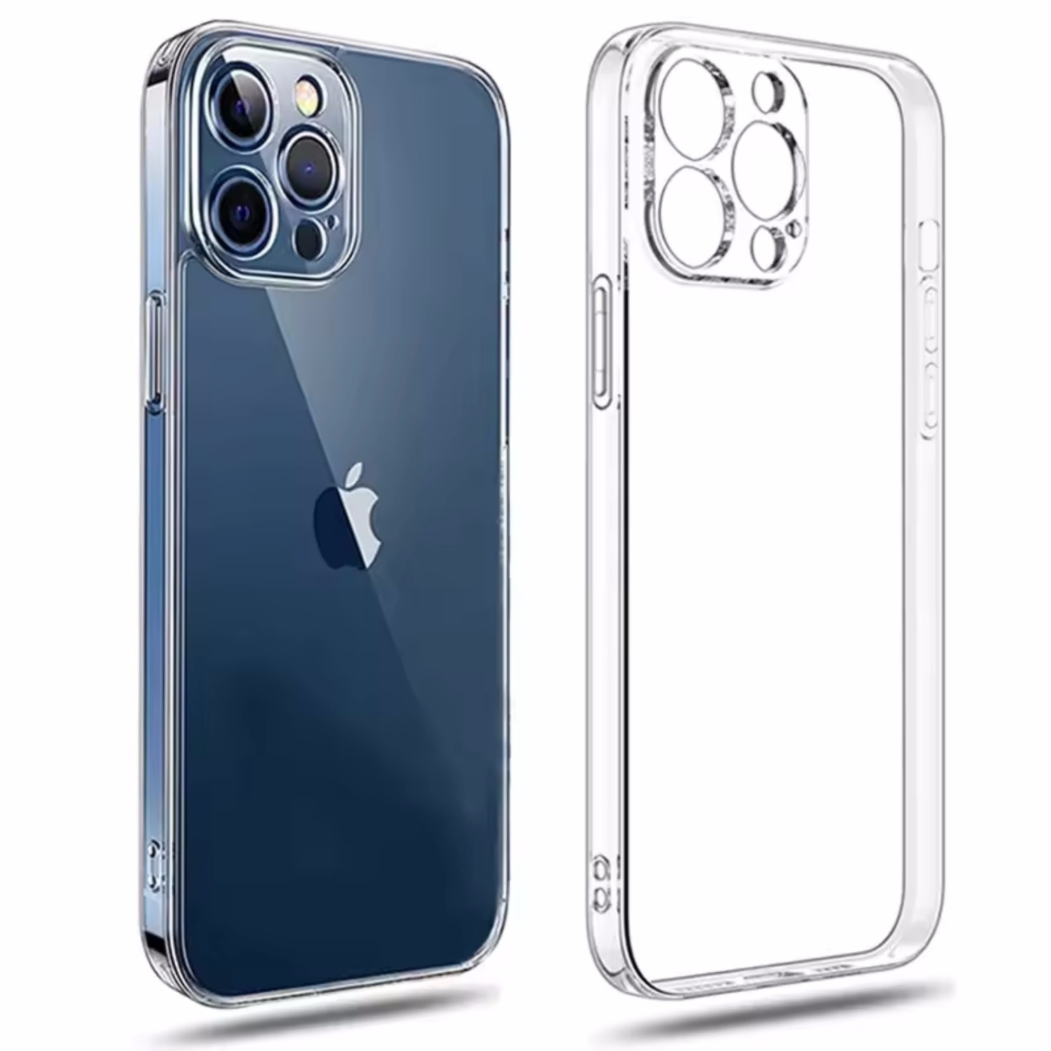 Husa de protectie pentru telefon iPhone 15 Pro Max, enkourakoko®, Silicon, ultra slim, gel, Transparenta
