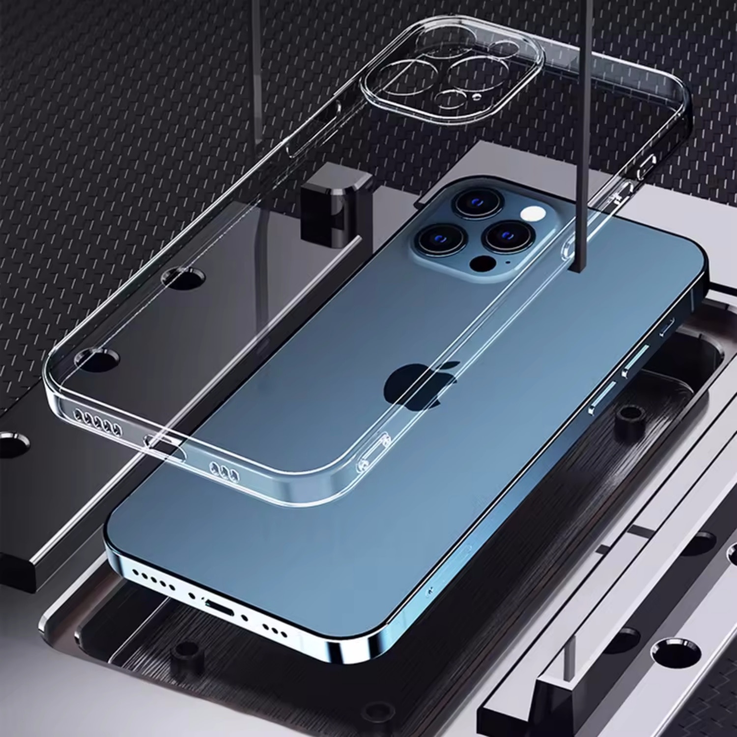 Husa de protectie pentru telefon iPhone 15 Pro Max, enkourakoko®, Silicon, ultra slim, gel, Transparenta