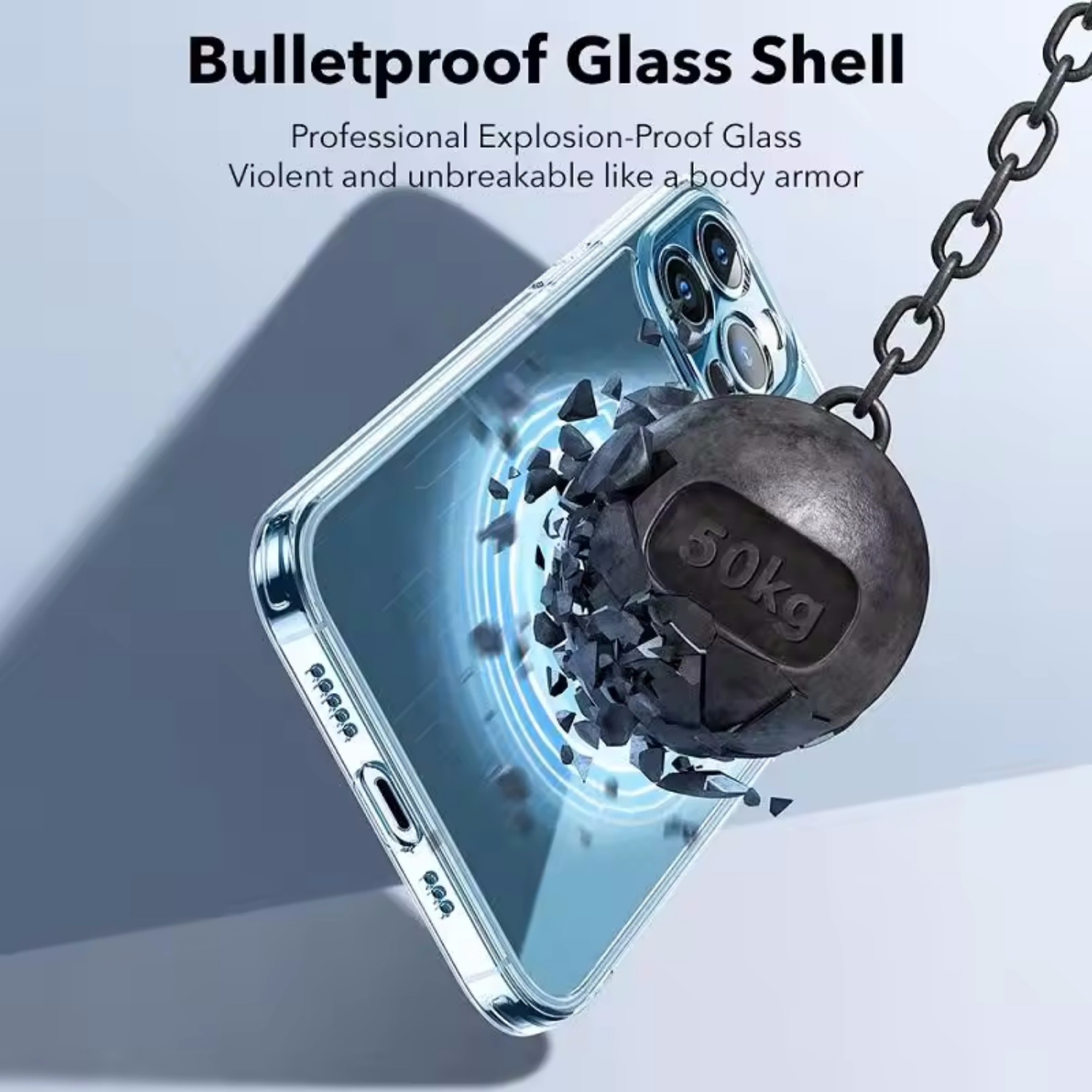 Husa de protectie pentru telefon iPhone 15 Pro Max, enkourakoko®, Silicon, ultra slim, gel, Transparenta