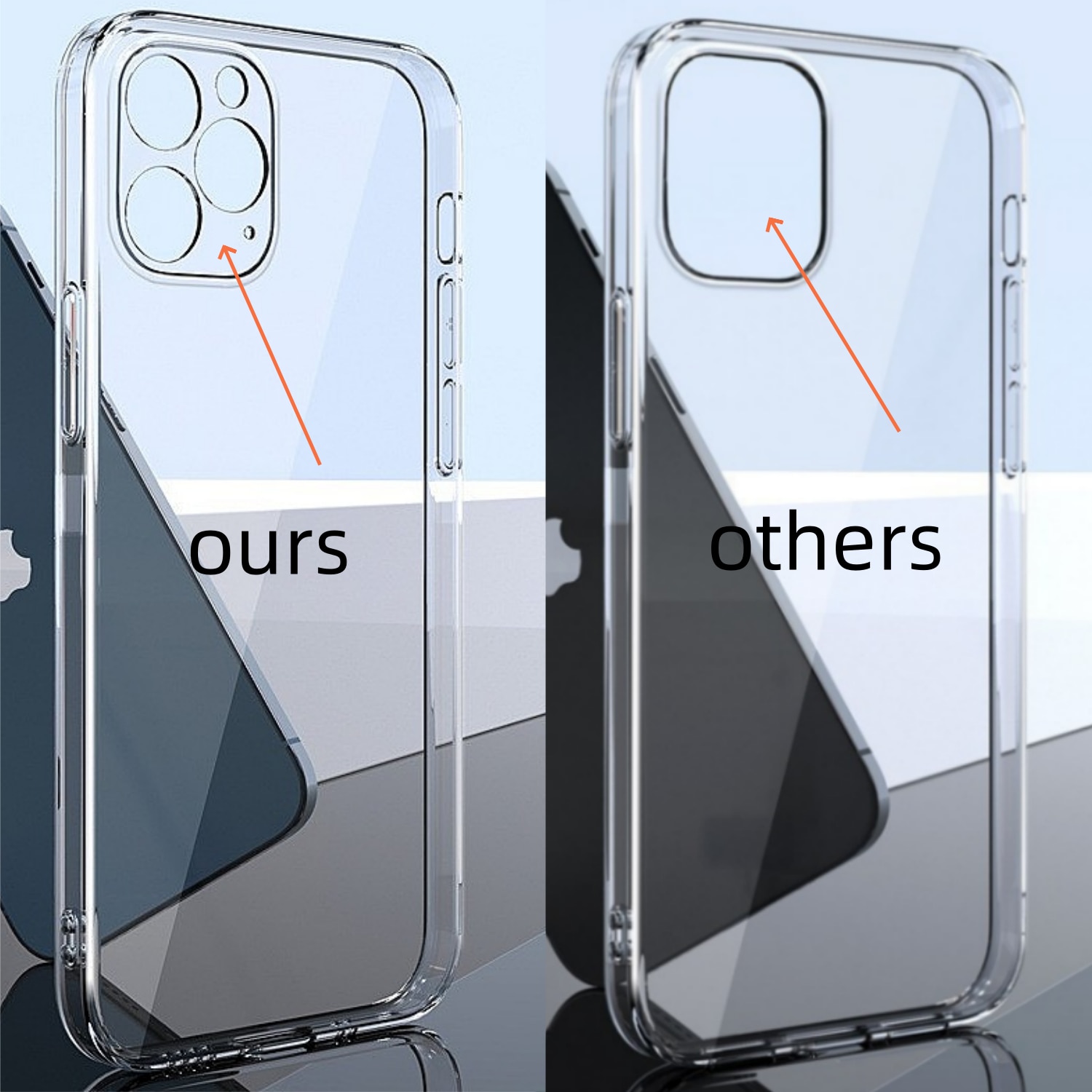 Husa de protectie pentru telefon iPhone 15 Pro Max, enkourakoko®, Silicon, ultra slim, gel, Transparenta