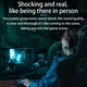 Слушалки за игри, KINSI, Подвижен микрофон, RGB светлина, Virtual surround HD, Черен
