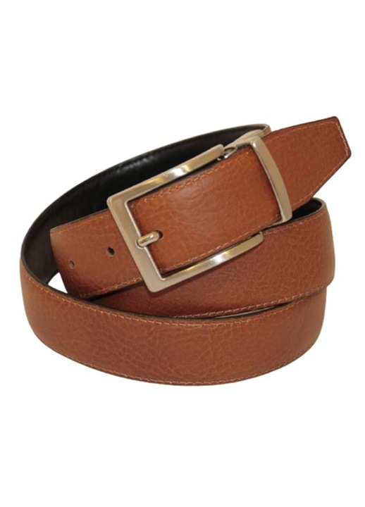 Valodi bor ov 2 reszen, OLASZORSZAG, szelesseg 3., Forgo csat, Unisex, barna es fekete, Fekete/Barna, 110