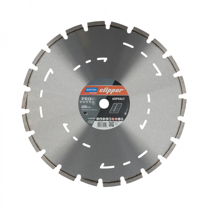Norton Clipper Pro Asphalt gyémánt vágókorong Ø450x25, 4 mm