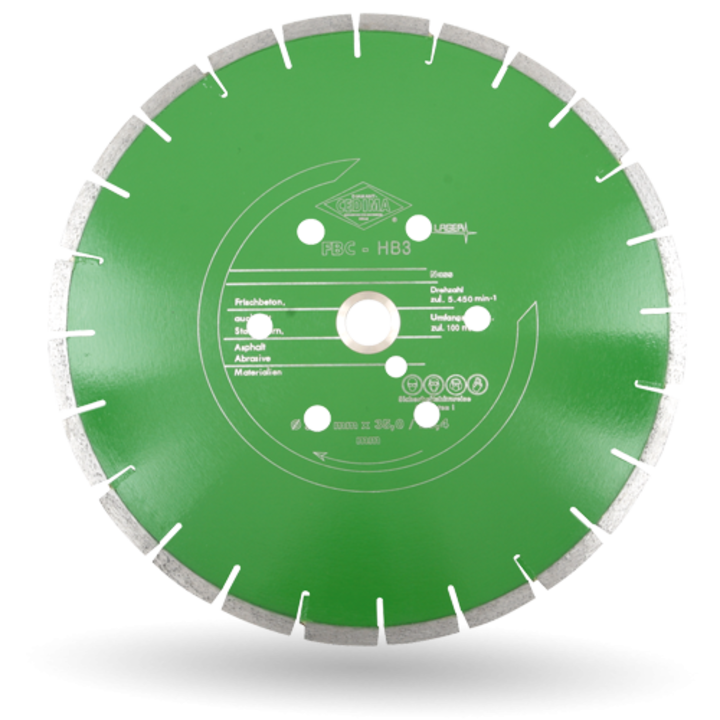 Cedima Gyémánt Vágókorong FBC-HB3 (Ø 350x3, 8x35/25, 4 mm)