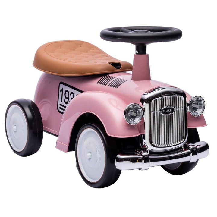 Sun Baby Ретро кола, пудрово розово, 58x27x35см, за деца 1+ години